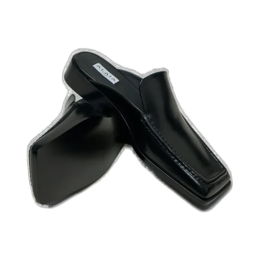 Square-Toe Mules