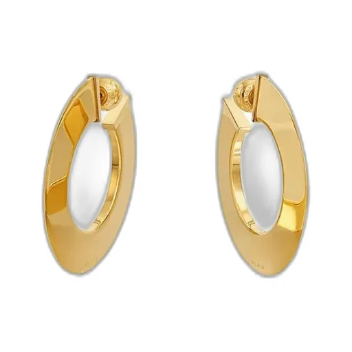 Small Blade Hoop Earrings