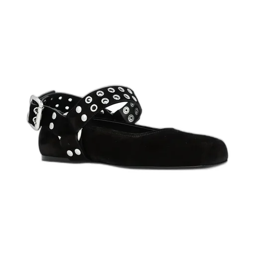 Biker Ballet Flats
