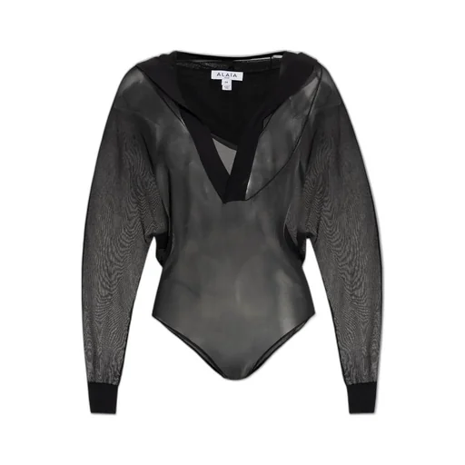 Fine Knitted Hooded Bodysuit