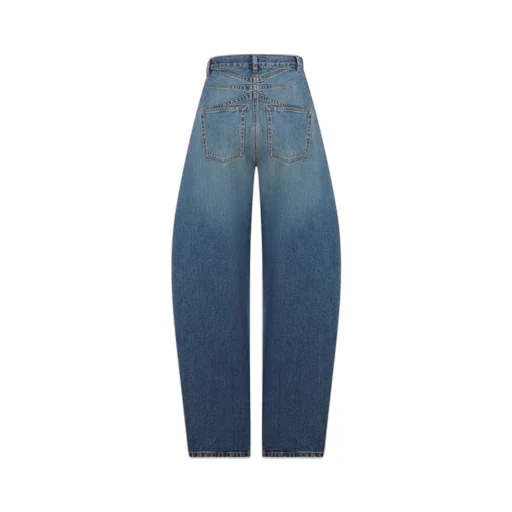 Round Denim Jeans