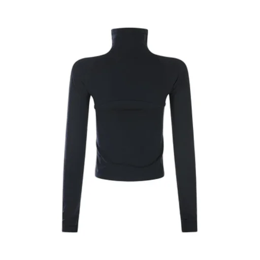 Second-Skin Knit Cut-Out Top