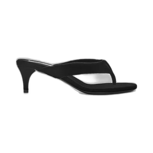 Heeled Thong Mules