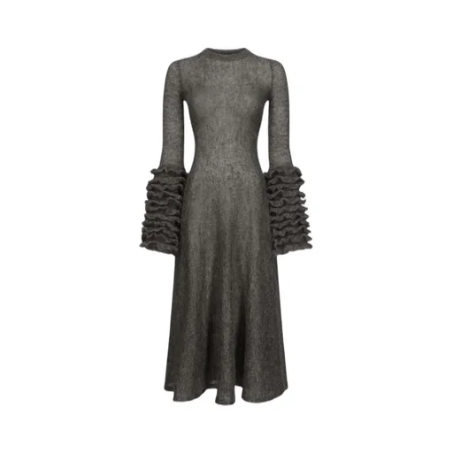 Frills Knitted Dress