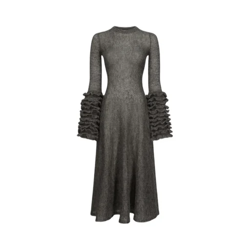 Frills Knitted Dress