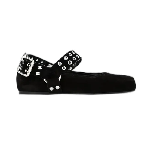 Biker Ballet Flats