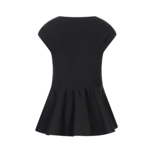 Knitted Peplum Top