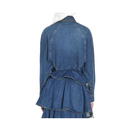 Round Denim Shirt