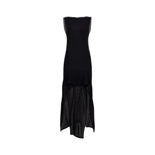 Knitted Ruffled Dress