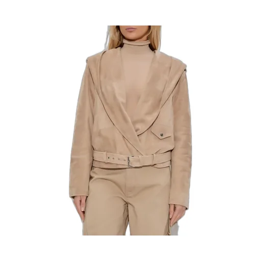 Hooded Biker Jacket
