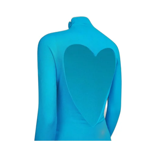 Fluid Jersey Heart Dress