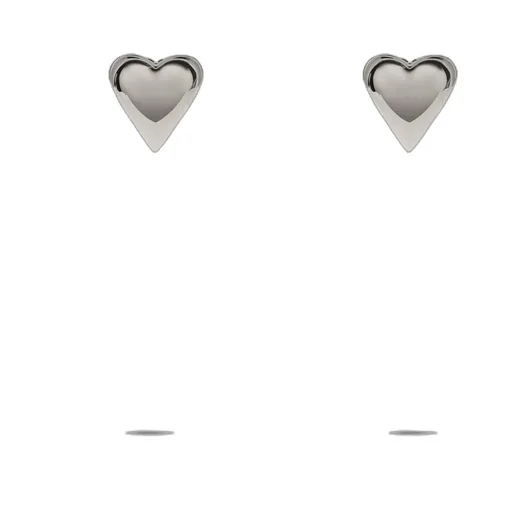 Bombe Heart Stud Earrings