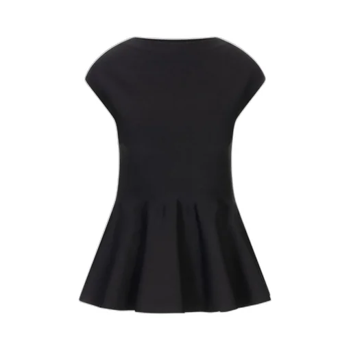 Knitted Peplum Top