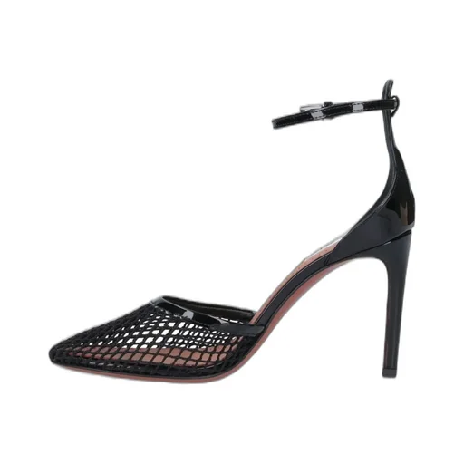 High Fishnet Pumps