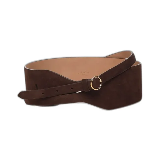 Asymmetric Buckle Detailed Belt