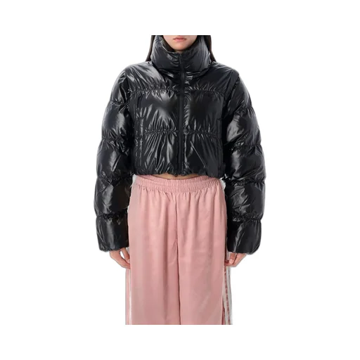 Glossy Padded Crop Jacket
