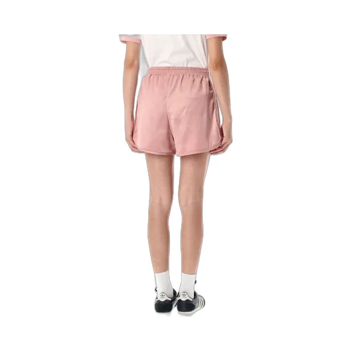 Ruffle 3-Stripes Satin Shorts