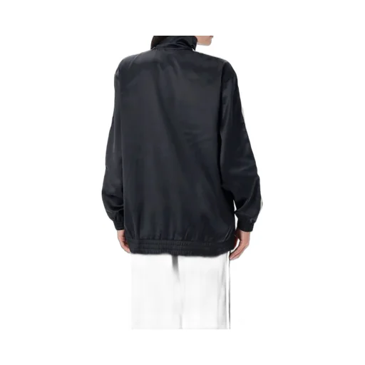 Ruffle 3-Stripes Satin Firebird Track Top