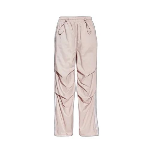 Ruched-Leg Drawstring Sweatpants