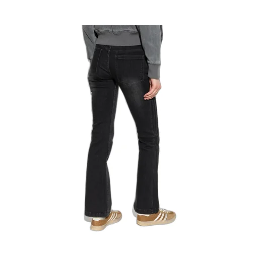 Logo Patch Flared Jeans
