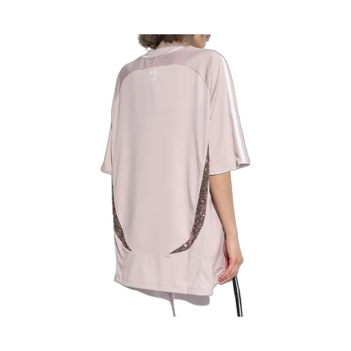Logo Printed Sequinned Crewneck T-Shirt