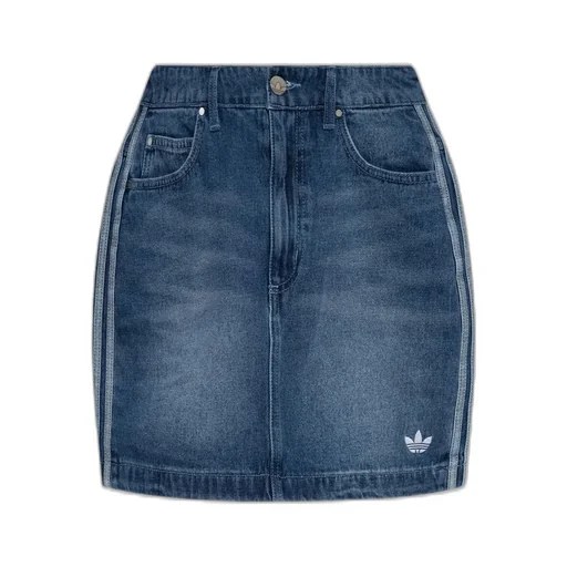 Adicolor 3-Stripes Denim Mini Skirt