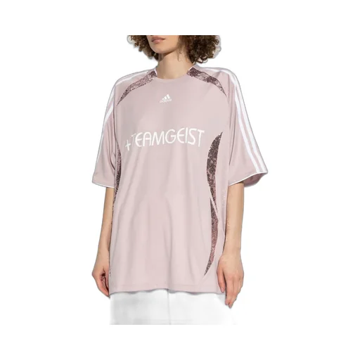 Logo Printed Sequinned Crewneck T-Shirt