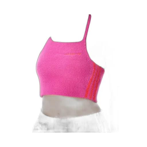 Fluffy Knitted Halter Top