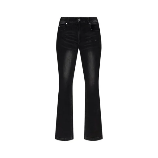 Logo Patch Flared Jeans