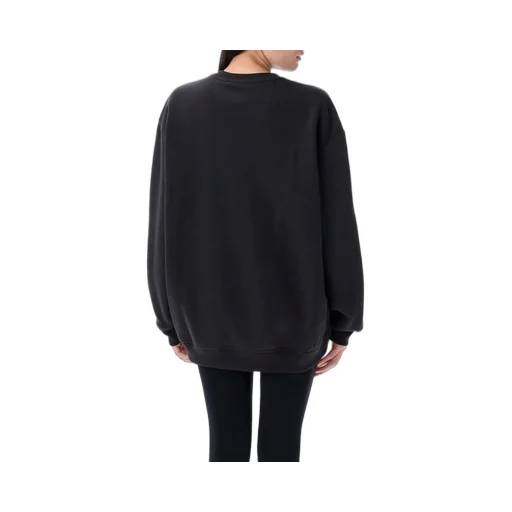 Essentials Fleece Long Oversized Crew Sweatshirt