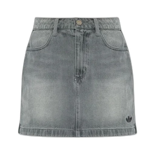 Adicolor 3-Stripes Denim Mini Skirt