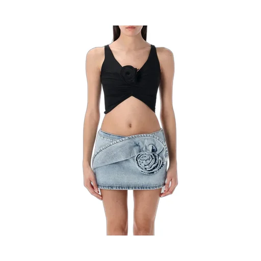 Ruched Flower Top