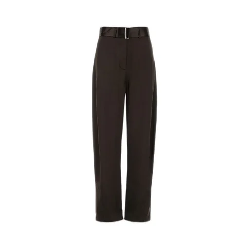 Belted Satin Trousers