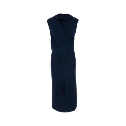 Sleeveless Hooded Midi Dress