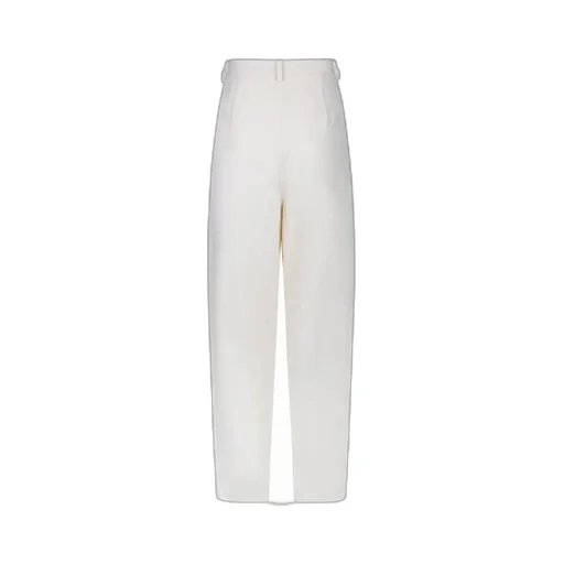 Pleated Straight-Leg Trousers
