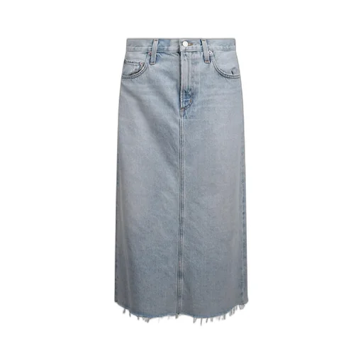 Della High-Rise Denim Skirt