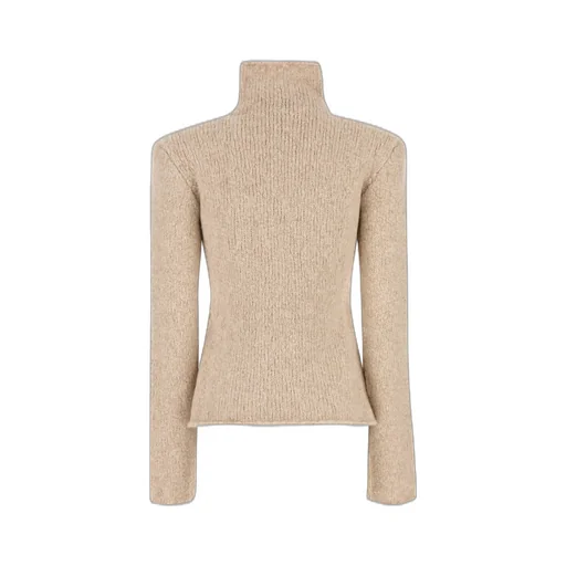 Lace Bra Turtleneck Jumper