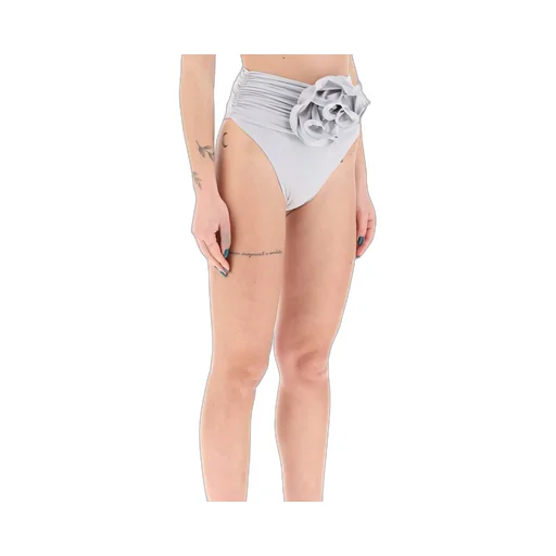 High-Waist Flower Detailed Bikini Briefs