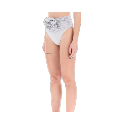 High-Waist Flower Detailed Bikini Briefs