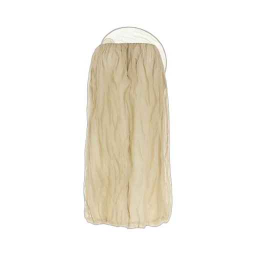 Balloon Shaped Midi Skirt