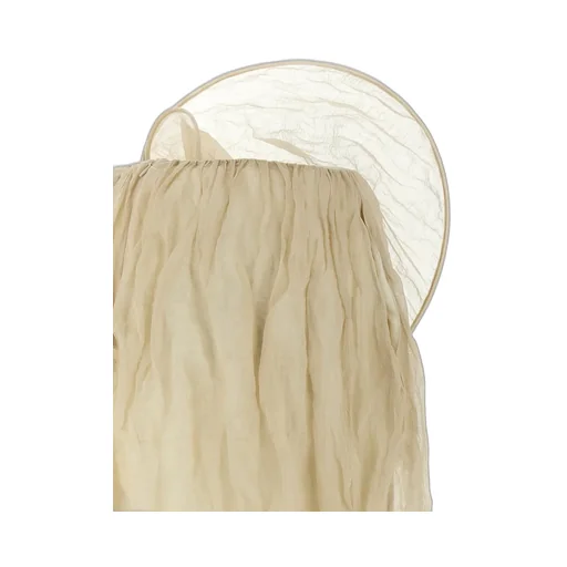 Balloon Shaped Midi Skirt