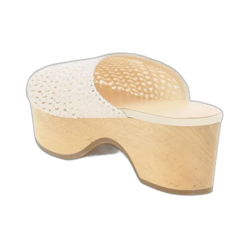 Crochet Clog Round Toe Mules
