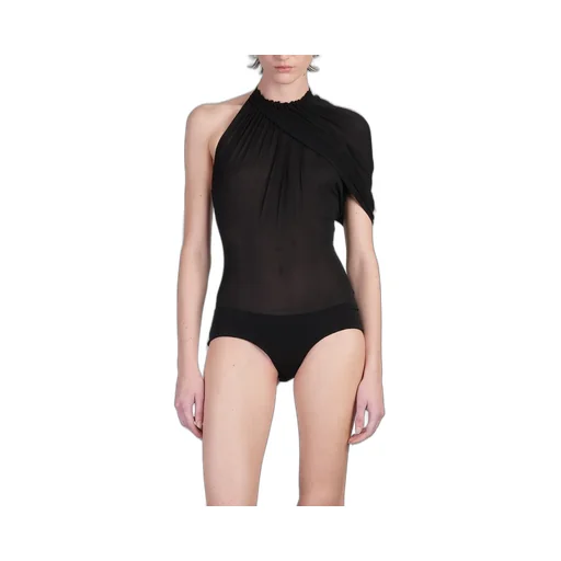 Cape Effect Halter Bodysuit