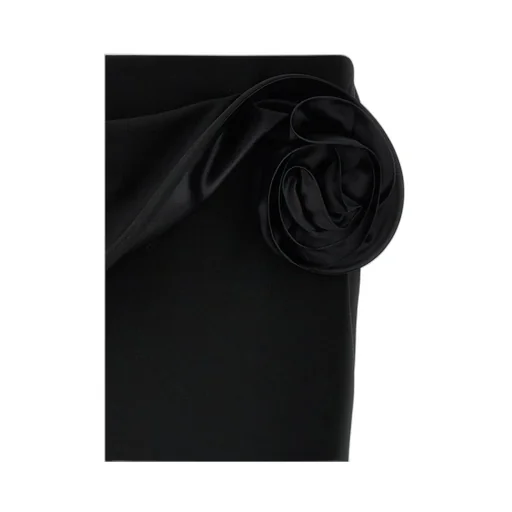 Floral Applique Midi Skirt