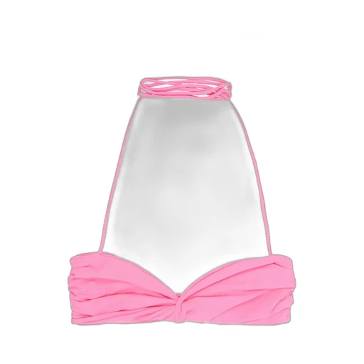 Knot Detailed Halterneck Bikini Top