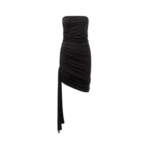 Ruched Strapless Mini Dress