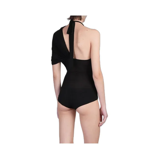 Cape Effect Halter Bodysuit