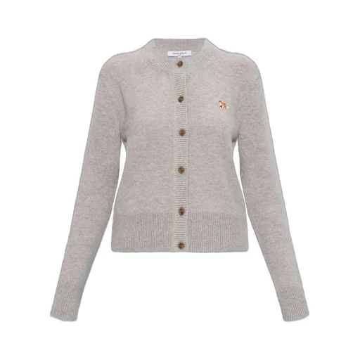 Fox Patch Knitted Cardigan
