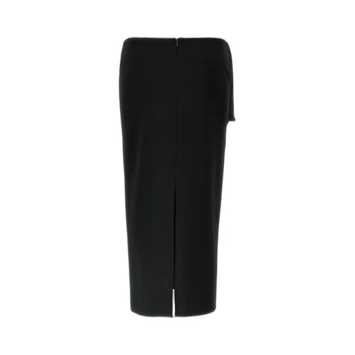 Floral Applique Midi Skirt