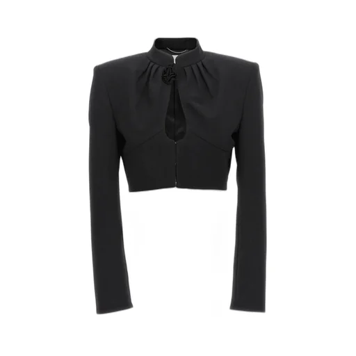 Cut-Out Cropped Jacket